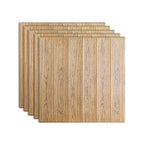 Panel decorativo autoadhesivo con imitación de veta de madera y respaldo de espuma