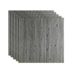 Panel decorativo autoadhesivo con imitación de veta de madera y respaldo de espuma
