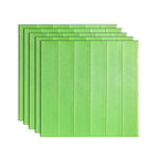 Panel decorativo autoadhesivo con imitación de veta de madera y respaldo de espuma