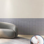 Panel decorativo autoadhesivo con imitación de veta de madera y respaldo de espuma