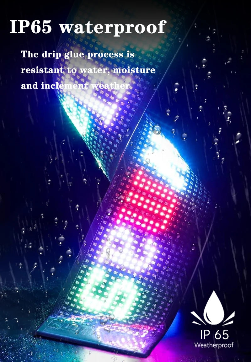 Panel LED de píxeles programable
