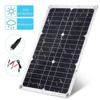 Panel solar flexible SolaVibe 1200 W con controlador de carga 100 A y doble USB