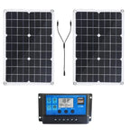 Panel solar flexible SolaVibe 1200 W con controlador de carga 100 A y doble USB