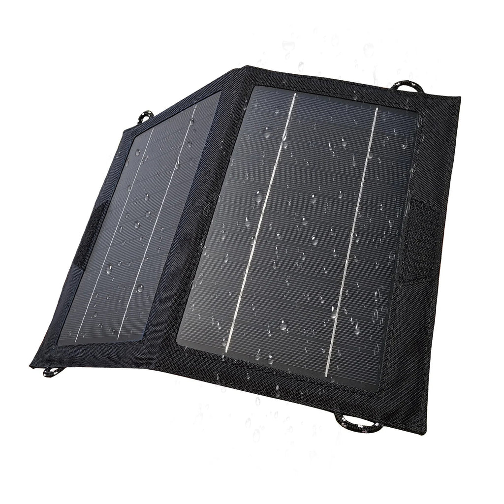 Panel solar plegable Solvita Mini 10 W USB ultraligero para exterior y viaje