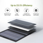 Panel solar plegable Solvita Mini 10 W USB ultraligero para exterior y viaje