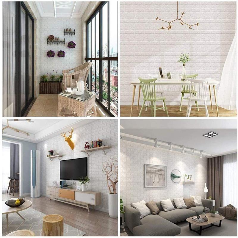 Paneles decorativos 3D autoadhesivos para pared