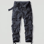 Pantalones cargo de camuflaje para hombre - Pantalones de combate - Corte relajado con 8 bolsillos