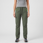 Pantalones cargo para mujer con cintura elástica