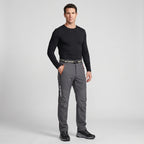 Pantalones de senderismo para hombre con forro polar y resistencia al agua