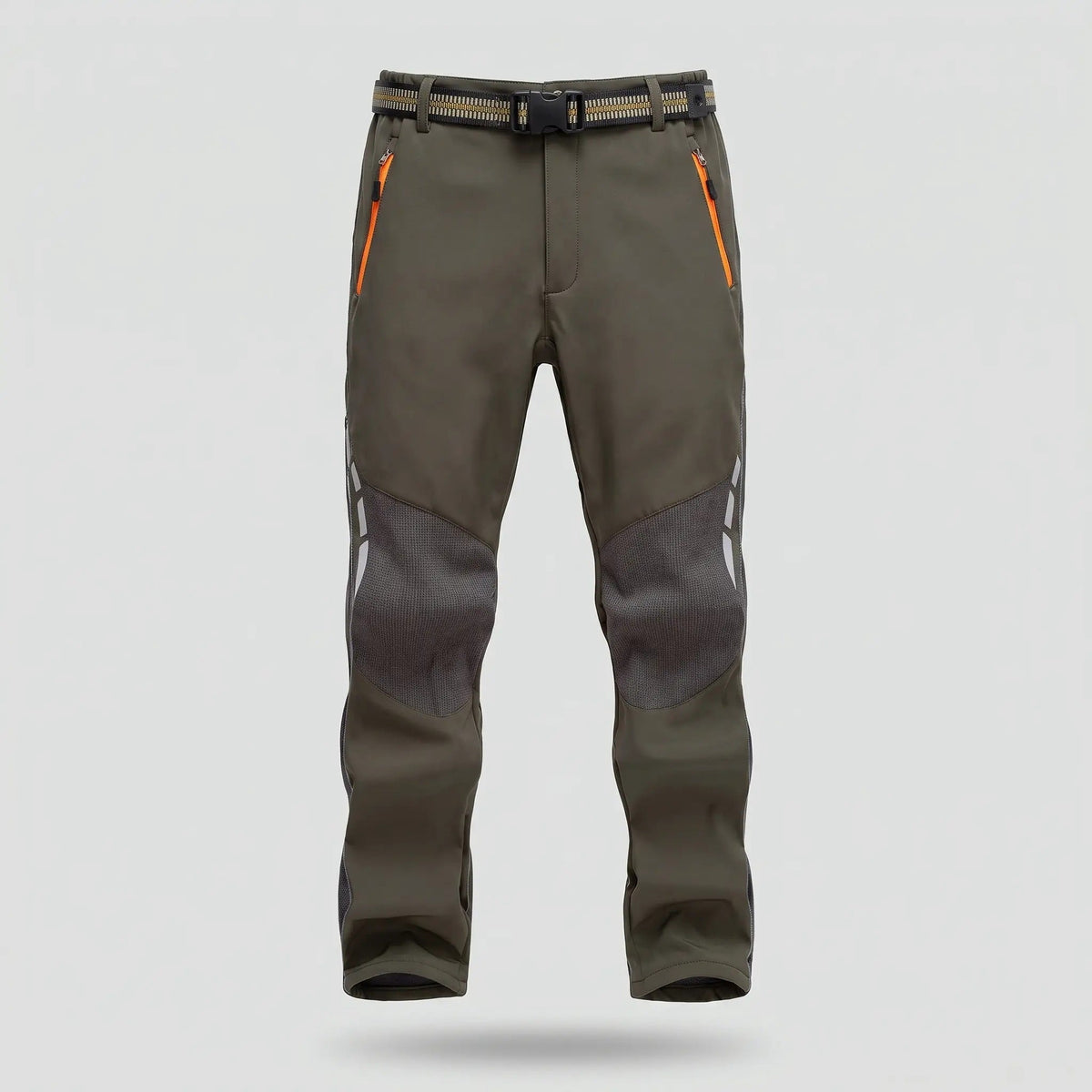 Pantalones de senderismo para hombre con forro polar y resistencia al agua