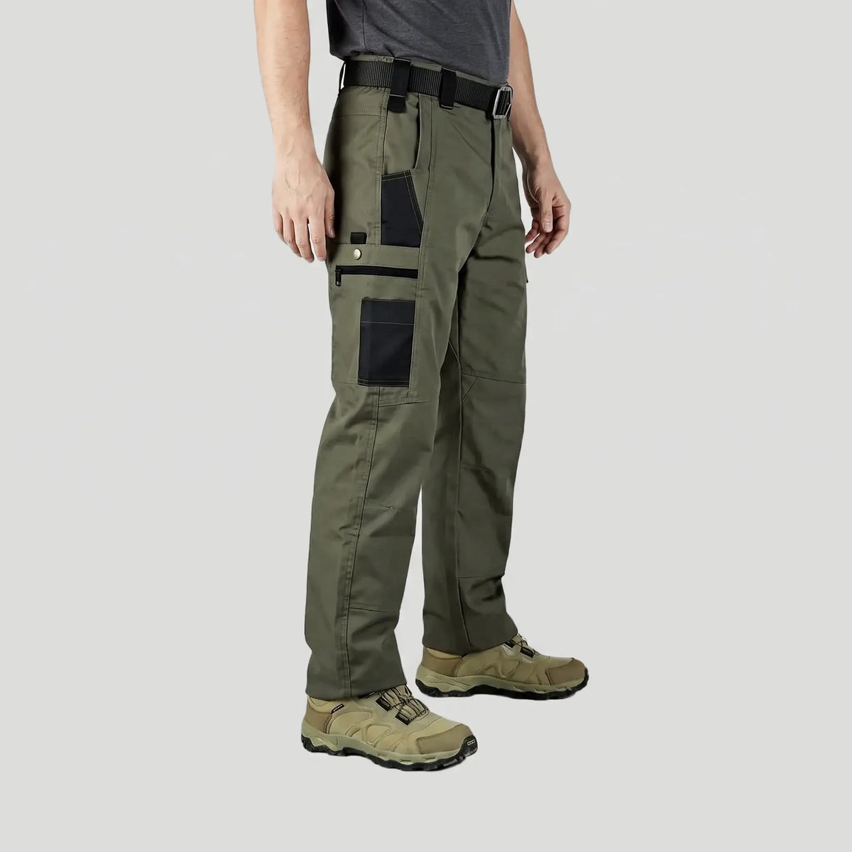 Pantalones de trabajo para hombre - Pantalones cargo ripstop - Pantalones tipo militar