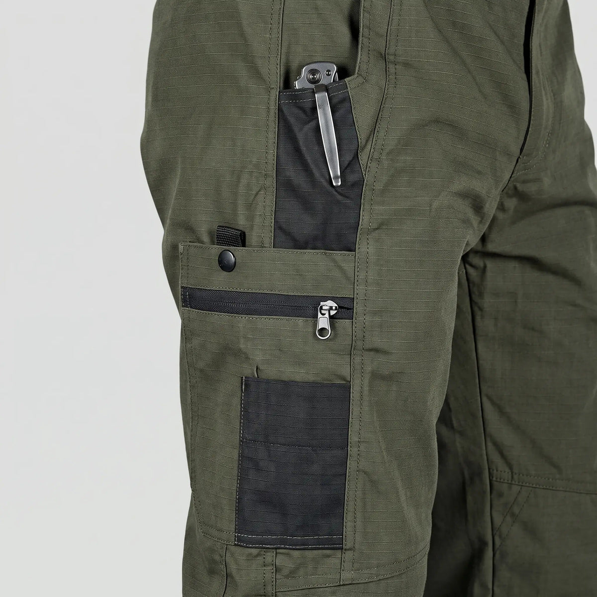 Pantalones de trabajo para hombre - Pantalones cargo ripstop - Pantalones tipo militar