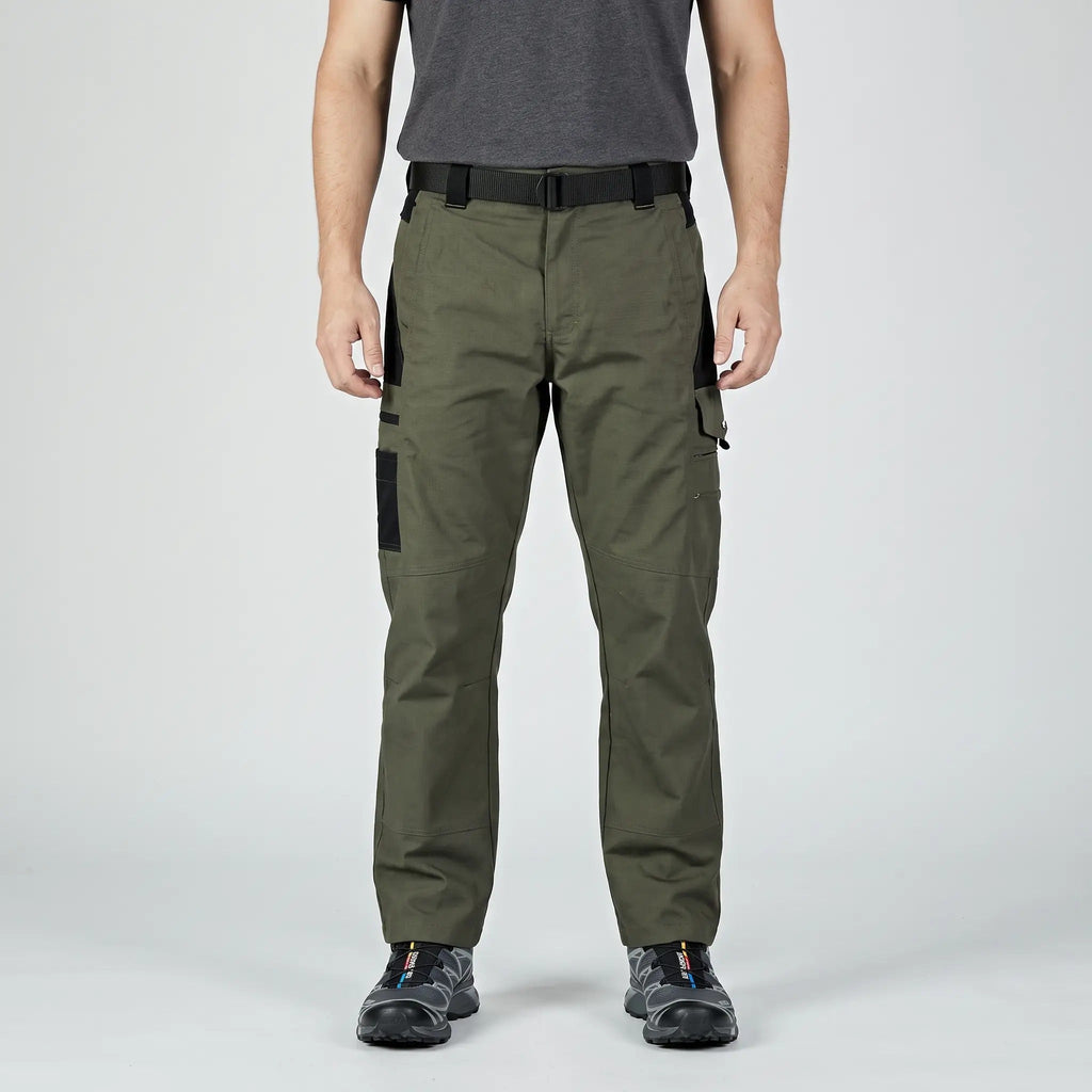 Pantalones de trabajo para hombre - Pantalones cargo ripstop - Pantalones tipo militar