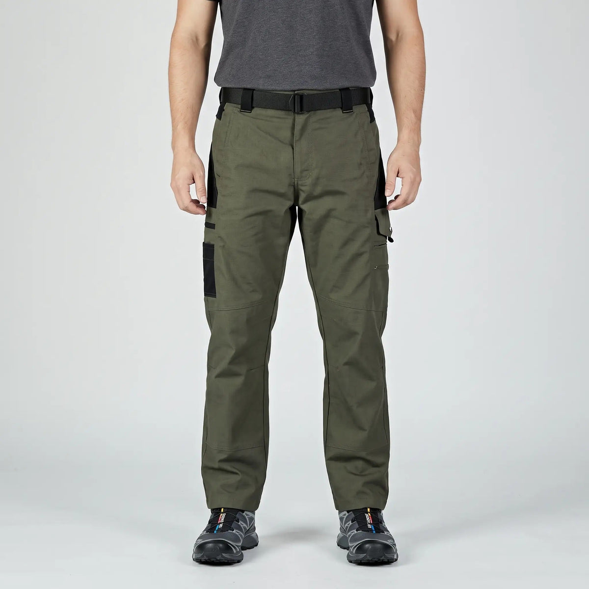 Pantalones de trabajo para hombre - Pantalones cargo ripstop - Pantalones tipo militar