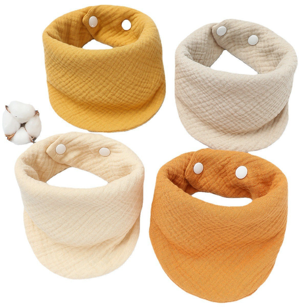Pañuelo de algodón reversible ajustable