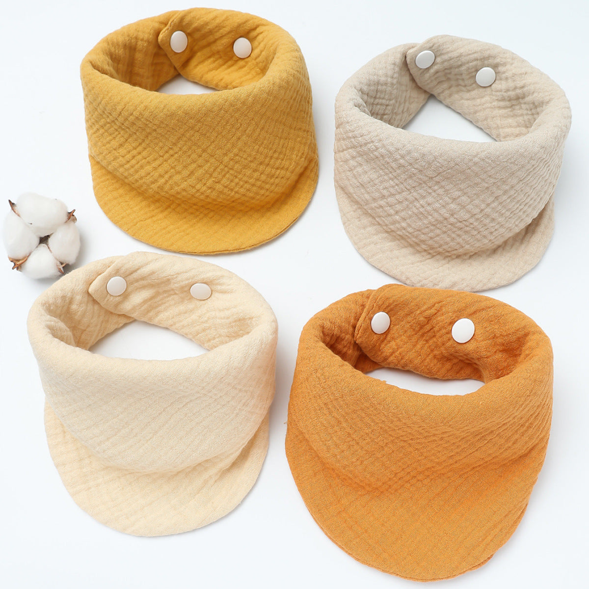 Pañuelo de algodón reversible ajustable