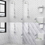 Papel pintado autoadhesivo PVC impermeable 60 × 500 cm para cocina y baño
