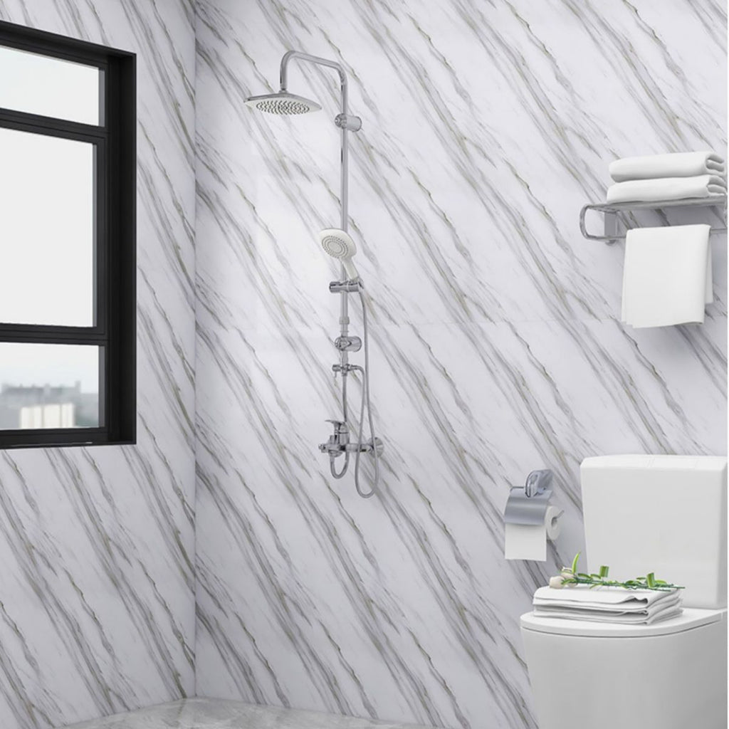 Papel pintado autoadhesivo PVC impermeable 60 × 500 cm para cocina y baño
