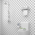Papel pintado autoadhesivo PVC impermeable 60 × 500 cm para cocina y baño