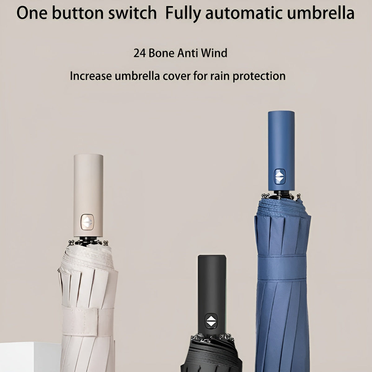 Paraguas resistente con protección UV StormShield