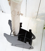 Paragüero de gato en acero