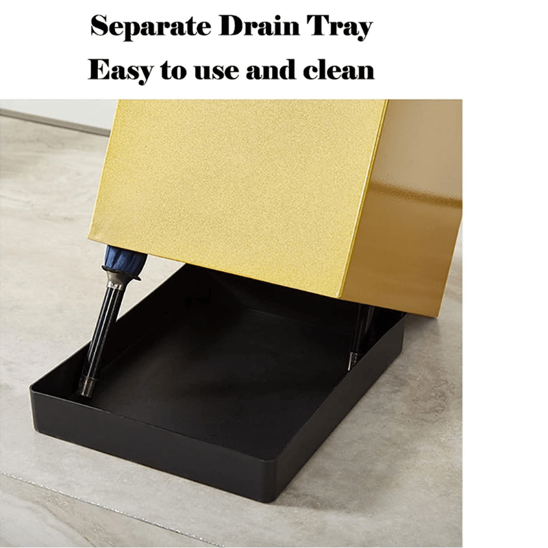 Paragüero DripFrame con bandeja recogegota – Soporte minimalista escandinavo de metal