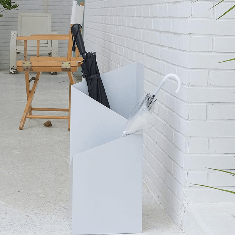 Paragüero DripFrame con bandeja recogegota – Soporte minimalista escandinavo de metal