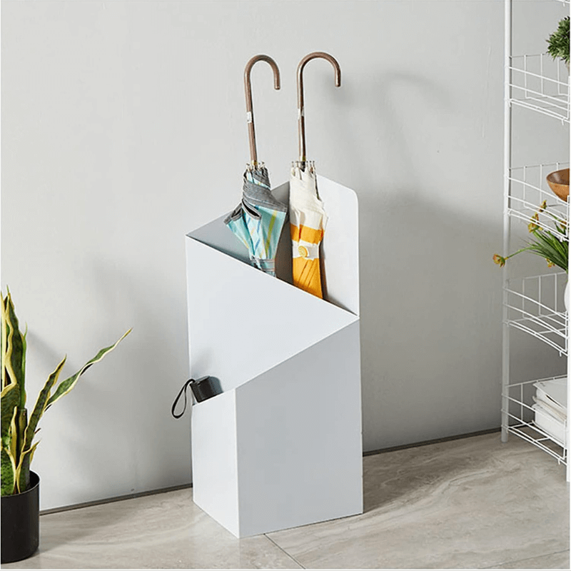 Paragüero DripFrame con bandeja recogegota – Soporte minimalista escandinavo de metal