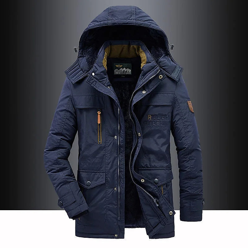 Parka acolchada casual – Abrigo de invierno cálido y aislante