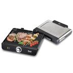 Parrilla eléctrica con control de temperatura ajustable