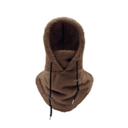 Pasamontañas con capucha sherpa