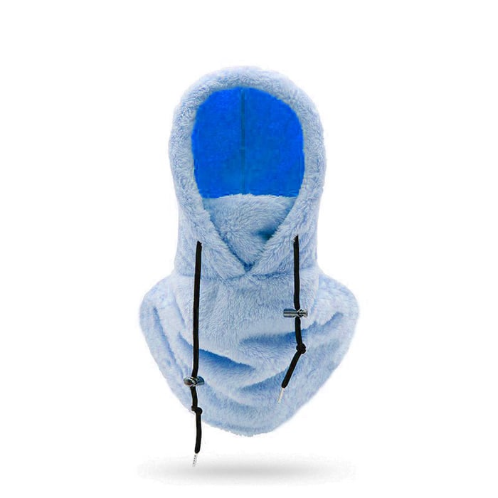 Pasamontañas con capucha sherpa