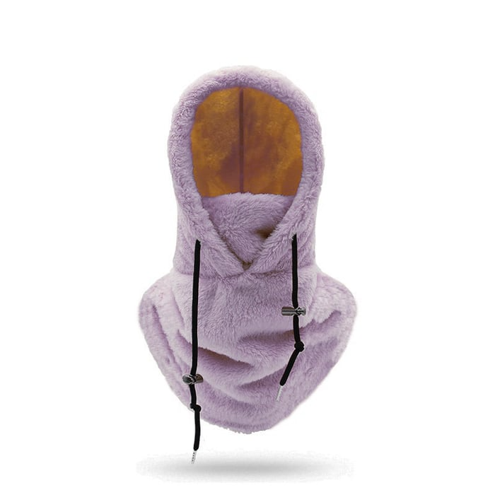Pasamontañas con capucha sherpa