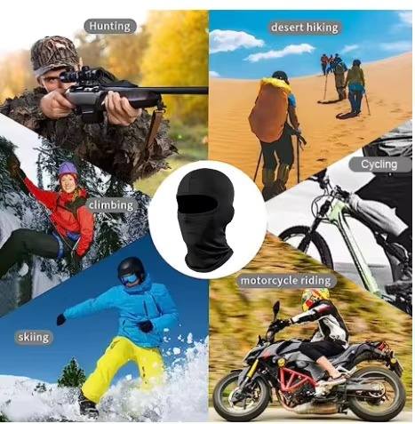 Pasamontañas integral para moto, ciclismo, esquí y deportes al aire libre