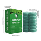 Pastillas repelentes de roedores con esencia natural de menta – Pack de 12