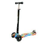 Patinete plegable ligero de tres ruedas