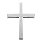 Pegatina 3D metálica de cruz de Jesucristo para coche