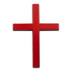 Pegatina 3D metálica de cruz de Jesucristo para coche