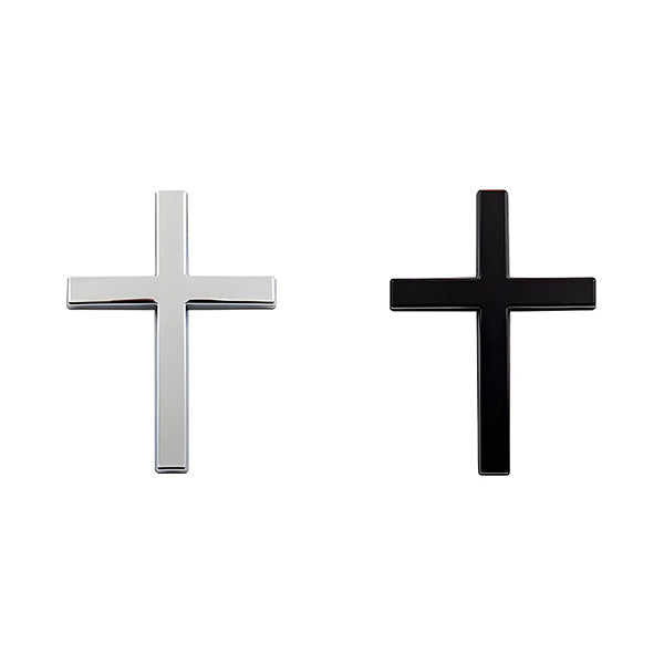 Pegatina 3D metálica de cruz de Jesucristo para coche