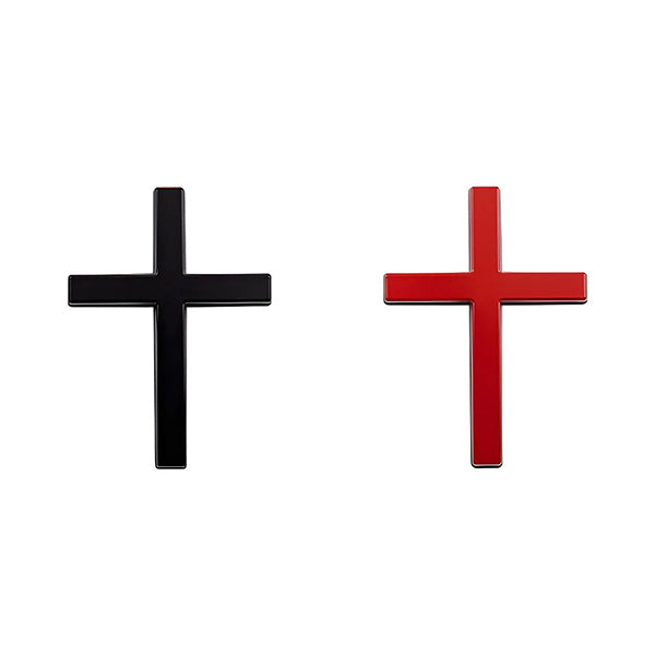 Pegatina 3D metálica de cruz de Jesucristo para coche