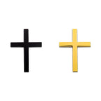 Pegatina 3D metálica de cruz de Jesucristo para coche