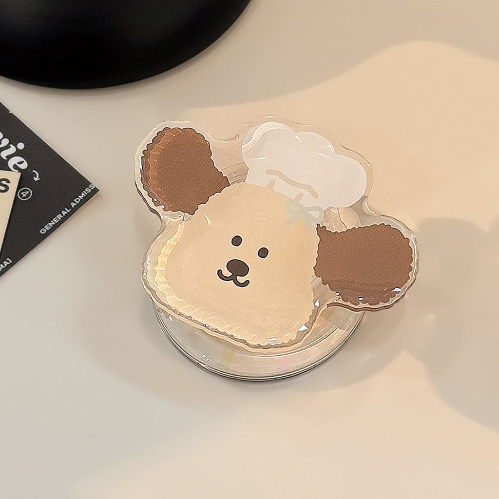 Pegatina adorable de perrito chef
