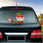 Pegatina de limpiaparabrisas navideño para coche