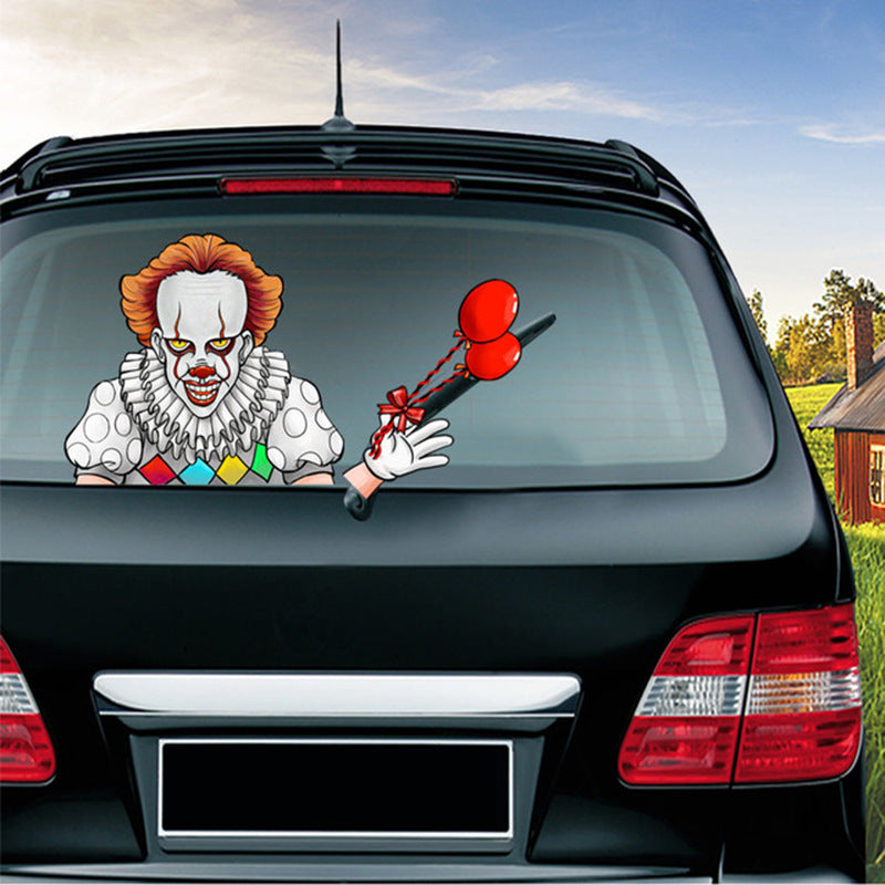 Pegatina de limpiaparabrisas navideño para coche