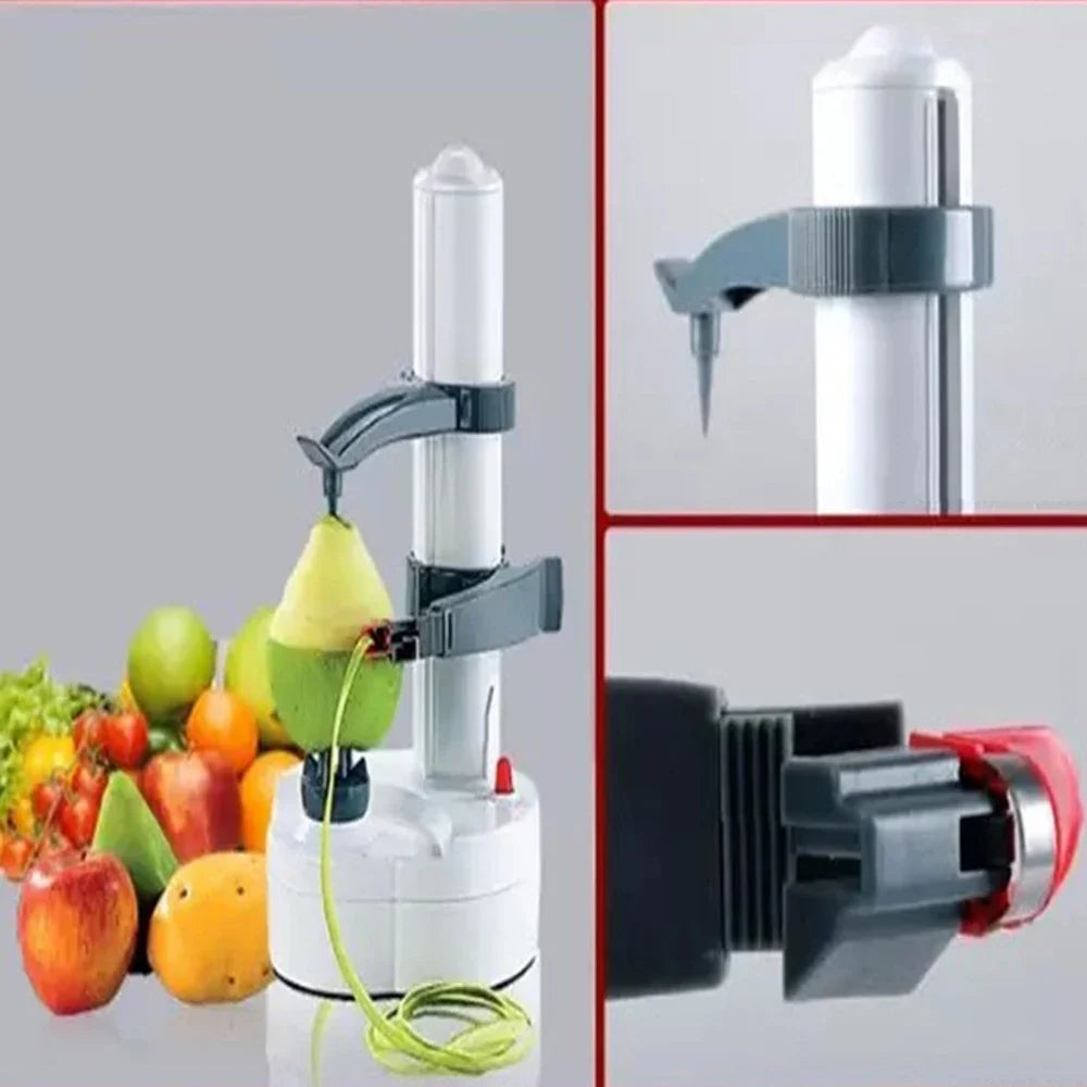 Pelador de patatas eléctrico automático | Pelado rápido para grandes cantidades | Resultados uniformes sin esfuerzo