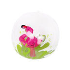 Pelota hinchable de flamenco para mujer