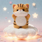 Peluche de gato | Juguete suave y esponjoso | Compañero de abrazos para niños | CuddleCat