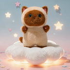 Peluche de gato | Juguete suave y esponjoso | Compañero de abrazos para niños | CuddleCat