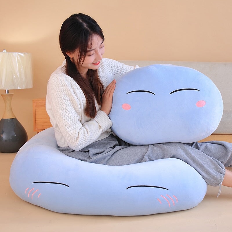 Peluche de slime azul