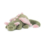 Peluche dragón | Ultra suave para abrazar y detalles bordados